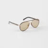 Okulary przeciwsłoneczne Prada z kultową metalową plakietką Okulary przeciwsłoneczne Prada z kultową metalową plakietką