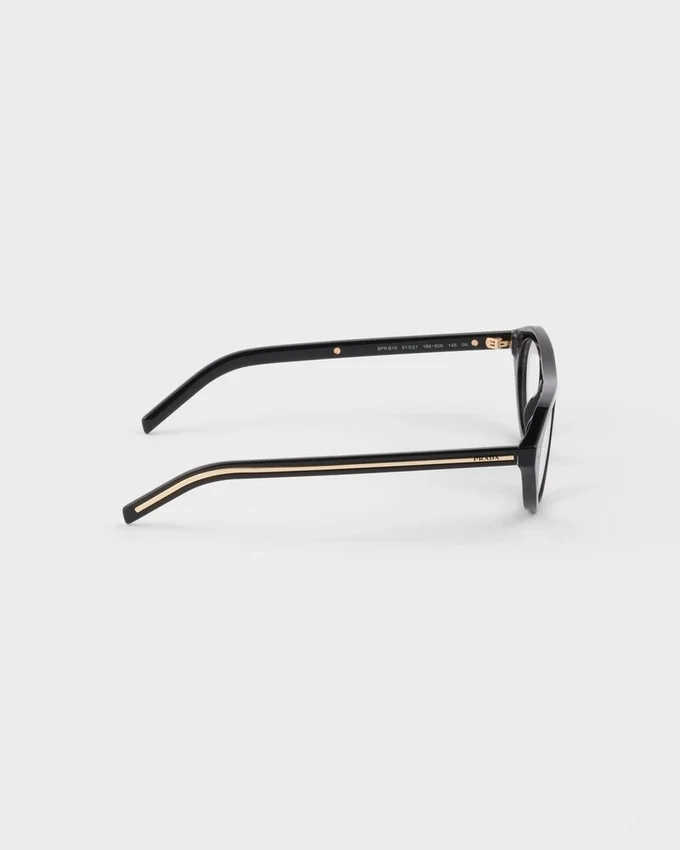 Okulary przeciwsłoneczne Prada z kultową metalową plakietką Okulary przeciwsłoneczne Prada z kultową metalową plakietką