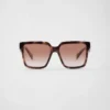 Okulary przeciwsłoneczne z logo Prada Okulary przeciwsłoneczne z logo Prada