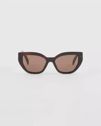 Okulary przeciwsłoneczne z logo Prada