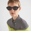 Okulary przeciwsłoneczne z logo Prada Okulary przeciwsłoneczne z logo Prada