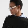 Okulary przeciwsłoneczne z logo Prada Okulary przeciwsłoneczne z logo Prada