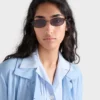 Okulary przeciwsłoneczne z logo Prada Okulary przeciwsłoneczne z logo Prada