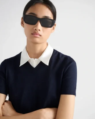 Okulary przeciwsłoneczne z logo Prada