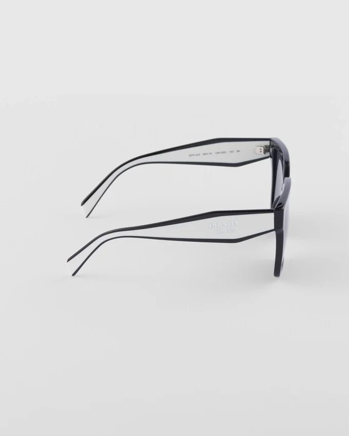 Okulary przeciwsłoneczne z logo Prada Okulary przeciwsłoneczne z logo Prada