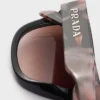 Okulary przeciwsłoneczne z logo Prada Okulary przeciwsłoneczne z logo Prada