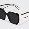 Okulary przeciwsłoneczne z logo Prada Okulary przeciwsłoneczne z logo Prada