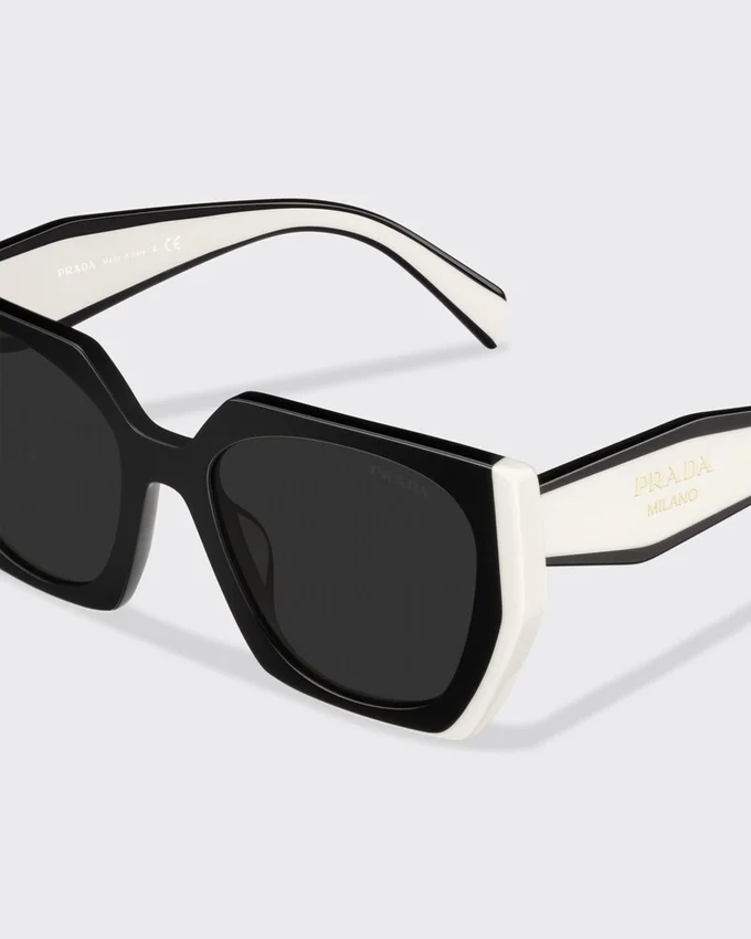 Okulary przeciwsłoneczne z logo Prada Okulary przeciwsłoneczne z logo Prada