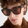 Okulary przeciwsłoneczne z logo Prada Okulary przeciwsłoneczne z logo Prada