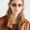 Okulary przeciwsłoneczne z logo Prada Okulary przeciwsłoneczne z logo Prada