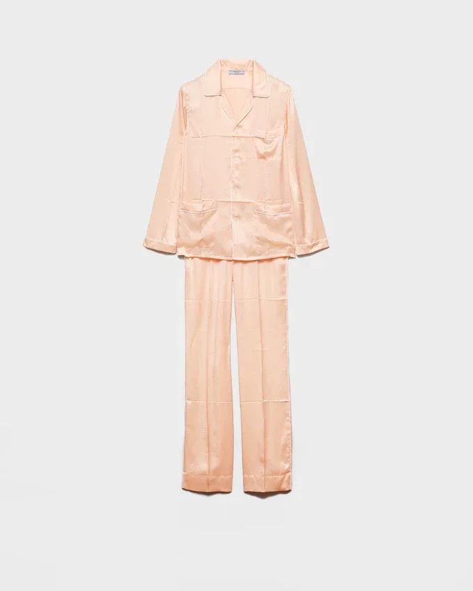 Piżama satynowa w stylu vintage Piżama satynowa w stylu vintage