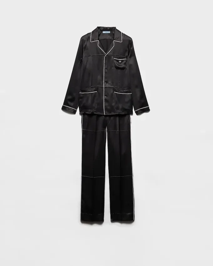 Piżama satynowa w stylu vintage Piżama satynowa w stylu vintage