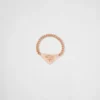 Pierścionek Eternal Gold Chain z różowego złota z diamentami Pierścionek Eternal Gold Chain z różowego złota z diamentami
