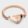 Pierścionek Eternal Gold Chain z różowego złota z diamentami Pierścionek Eternal Gold Chain z różowego złota z diamentami
