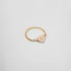 Pierścionek Eternal Gold Chain z żółtego złota z brylantami Pierścionek Eternal Gold Chain z żółtego złota z brylantami