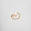 Pierścionek Eternal Gold Chain z żółtego złota z brylantami Pierścionek Eternal Gold Chain z żółtego złota z brylantami