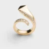 Pierścionek Eternal Gold Snake z żółtego złota i diamentów Pierścionek Eternal Gold Snake z żółtego złota i diamentów