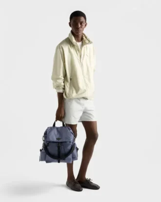 Plecak Prada Explore z materiału Re-Nylon i skóry