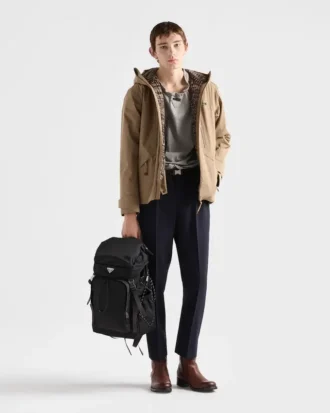 Plecak Prada Speedrock z materiału Re-Nylon i skóry