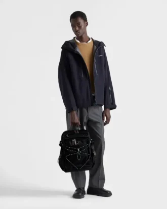 Plecak Prada Speedrock z materiału Re-Nylon i skóry