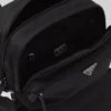 Plecak z materiału Re-Nylon i skóry Saffiano Plecak z materiału Re-Nylon i skóry Saffiano