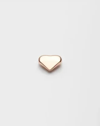 Pojedynczy kolczyk Eternal Gold Nano Heart w kolorze różowego złota Pojedynczy kolczyk Eternal Gold Nano Heart w kolorze różowego złota