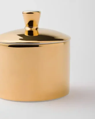 Porcelanowa cukiernica – czyste złoto