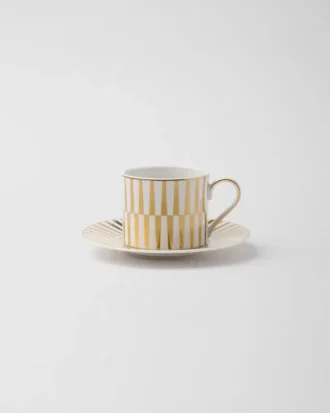 Porcelanowa filiżanka do herbaty – paski