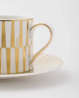 Porcelanowa filiżanka do herbaty – paski