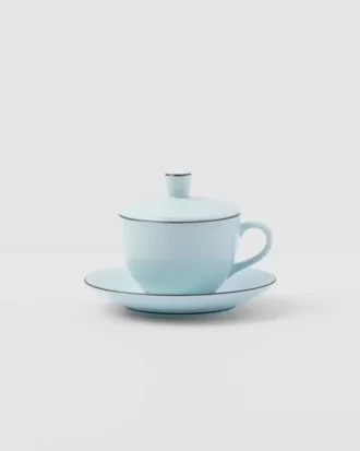 Porcelanowa filiżanka do herbaty – seledynowa