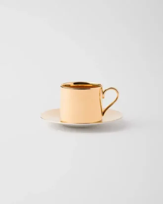 Porcelanowa filiżanka do herbaty – Solid Gold