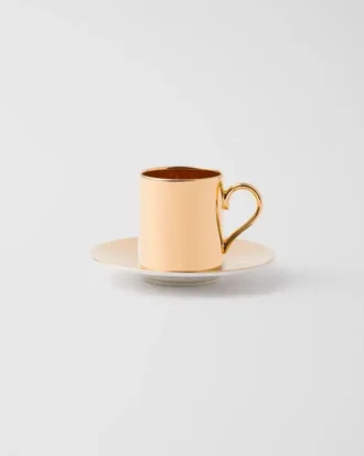 Porcelanowa filiżanka do kawy – Solid Gold