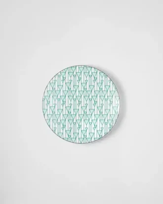 Porcelanowa talerz podkładowy – Vienna Green