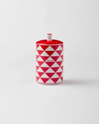 Porcelanowa świeca zapachowa – szachownica