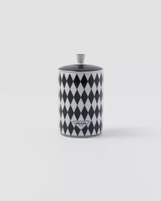 Porcelanowa świeca zapachowa – szachownica