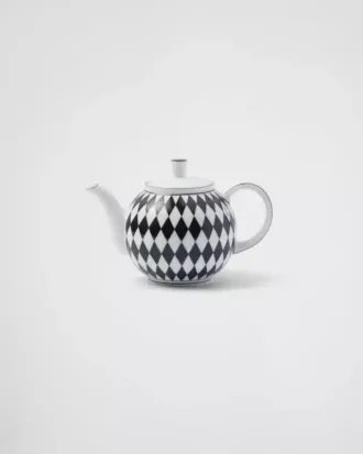 Porcelanowy czajniczek – szachownica