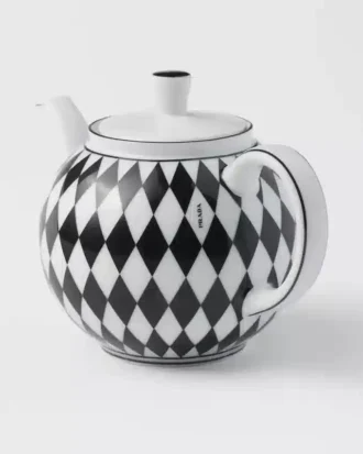 Porcelanowy czajniczek – szachownica