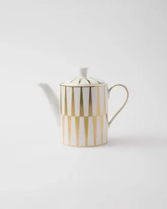 Porcelanowy dzbanek do kawy – paski