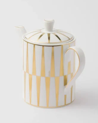 Porcelanowy dzbanek do kawy – paski