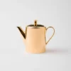 Porcelanowy dzbanek do kawy – w kolorze złotym Porcelanowy dzbanek do kawy – w kolorze złotym