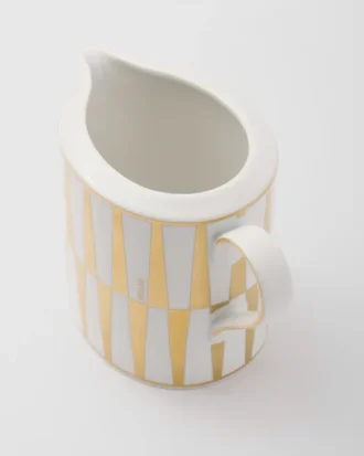 Porcelanowy dzbanek na mleko – paski