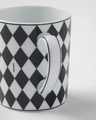 Porcelanowy kubek – szachownica