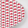 Porcelanowy talerz podkładowy – Vienna Red