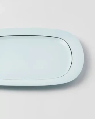 Prostokątna porcelanowa taca – Celadon