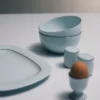 Prostokątna porcelanowa taca – Celadon