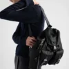 Średni plecak Re-Nylon z kieszenią Średni plecak Re-Nylon z kieszenią
