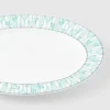 Średni porcelanowy talerz do serwowania – Vienna Green