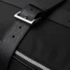 Średniej wielkości walizka z materiału Re-Nylon i skóry Saffiano Średniej wielkości walizka z materiału Re-Nylon i skóry Saffiano