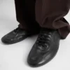 Składane skórzane sneakersy