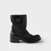 Skórzane buty do połowy łydki Skórzane buty do połowy łydki